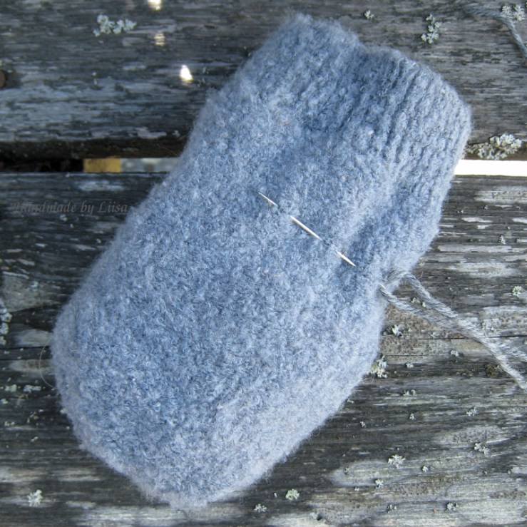 Ampiaispesä sukasta