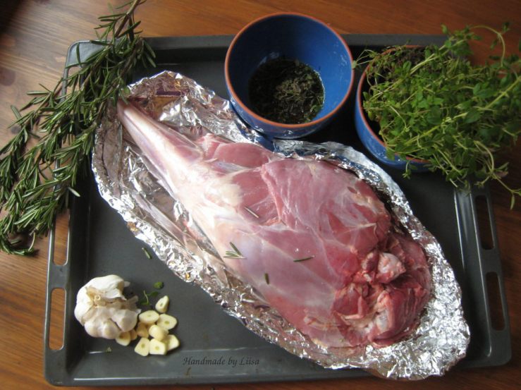 Lampaanpaisti naturel