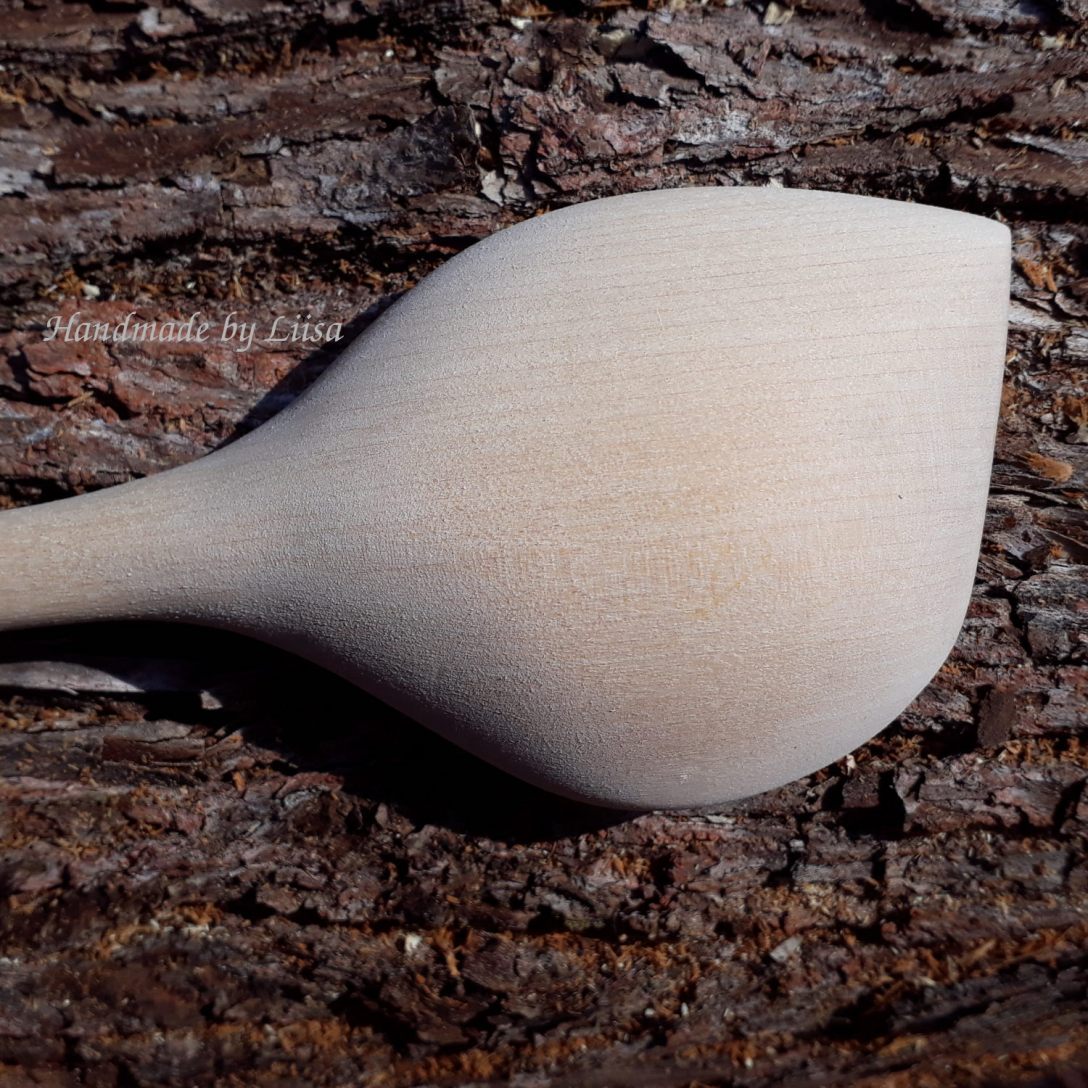 Sanded spoon